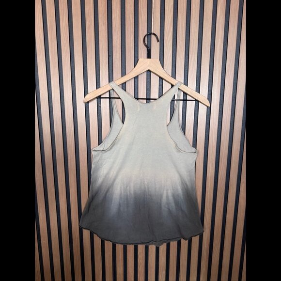 Soul Cycle Tank Top Medium Womens Beige Gray Ombre Scoop Neck Cycling - Picture 3 of 7